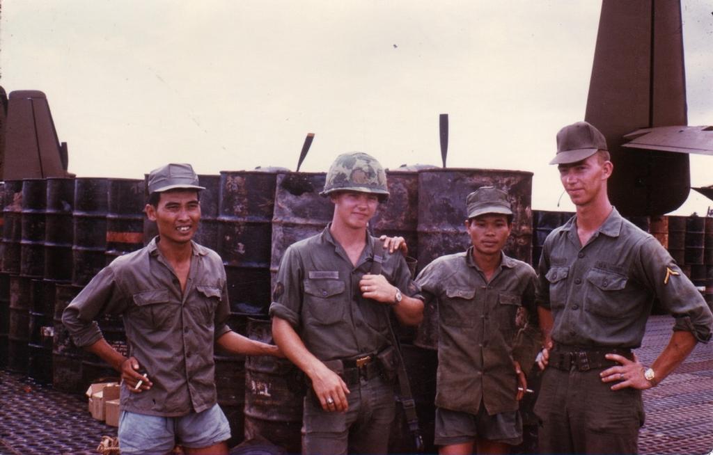 Oakland Raiders Playing softball with our unit.