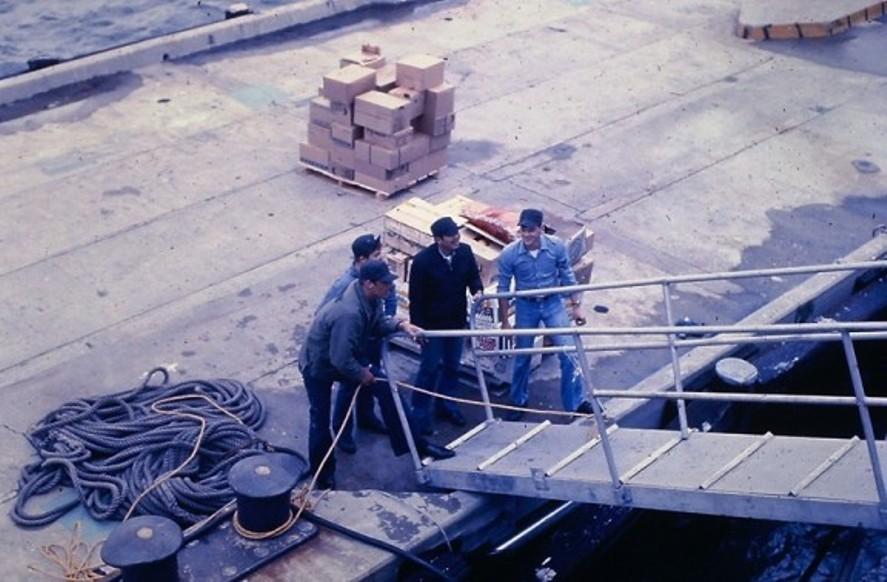 Nelson and a  friend