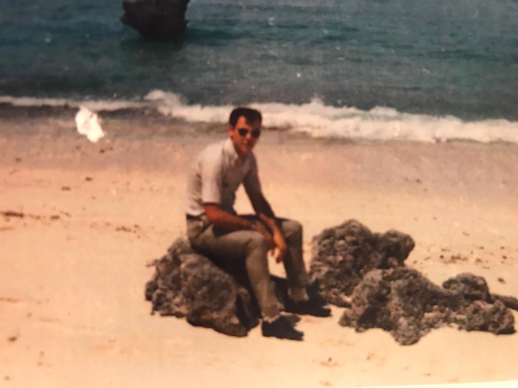 F9F-5 Panthers in flight    VU-1  (1958) C/O: Ron Beecher