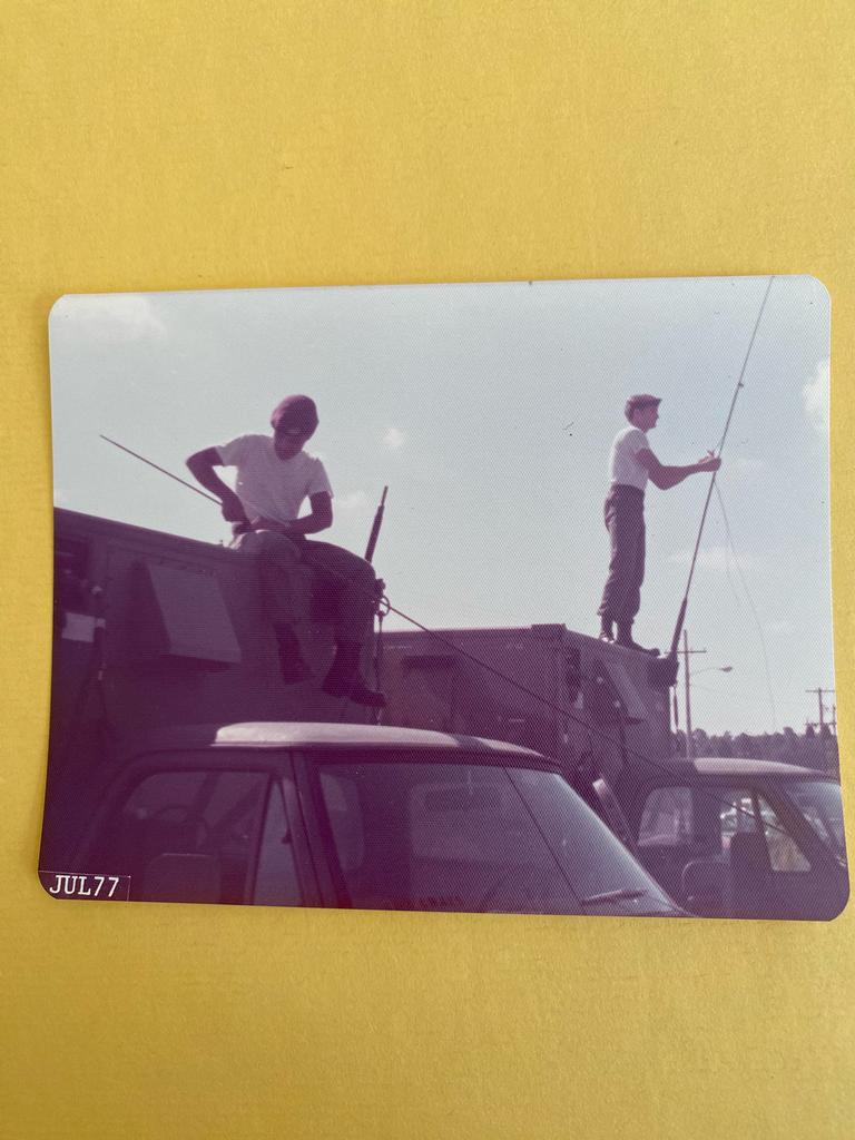 Senior Play picture as a hippi