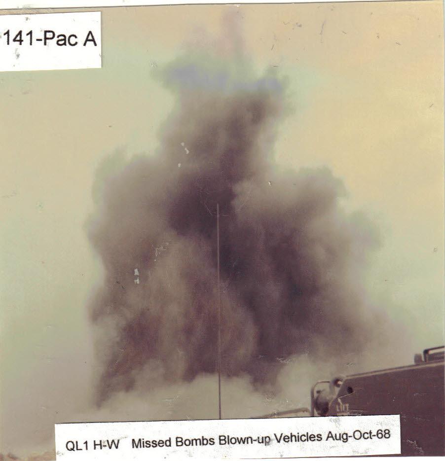 Tank Destruction Picture | British Tank Destroys Barbed Wire