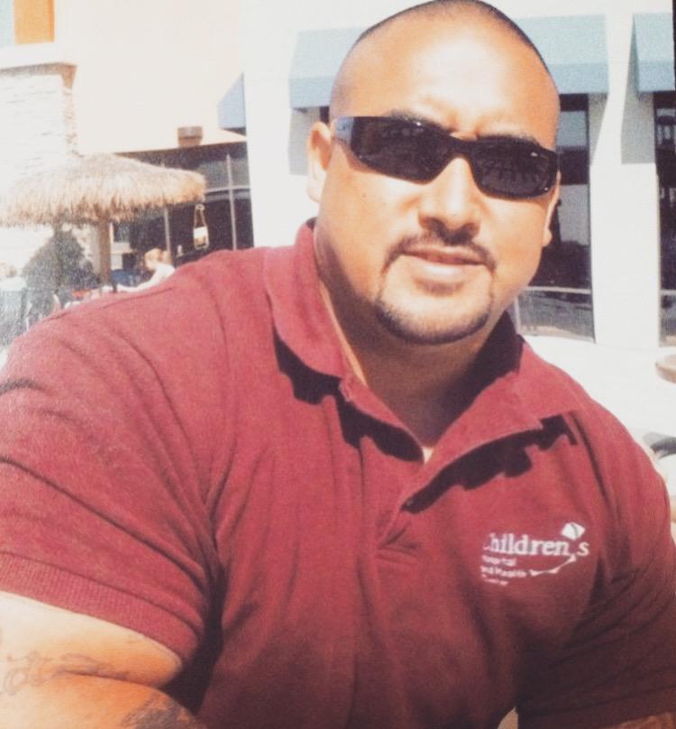 John Hughes and Larry Miller outside our room in P.I.