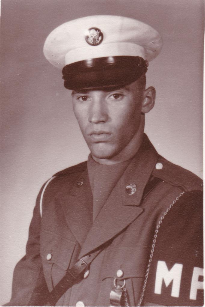 Military Police Uniform taken at Ft Bragg NC before 1955