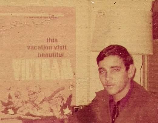 Herbert W. Allen Canteen Shot By Viet Cong. IN