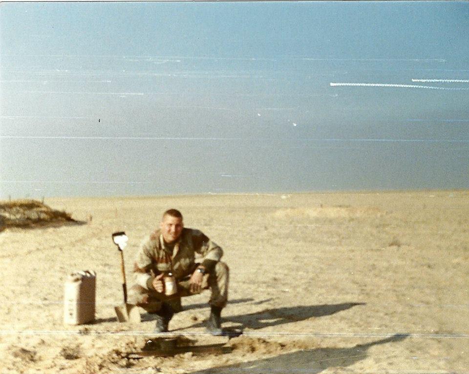 Seaman Gary Whitcutt at Sea Detail