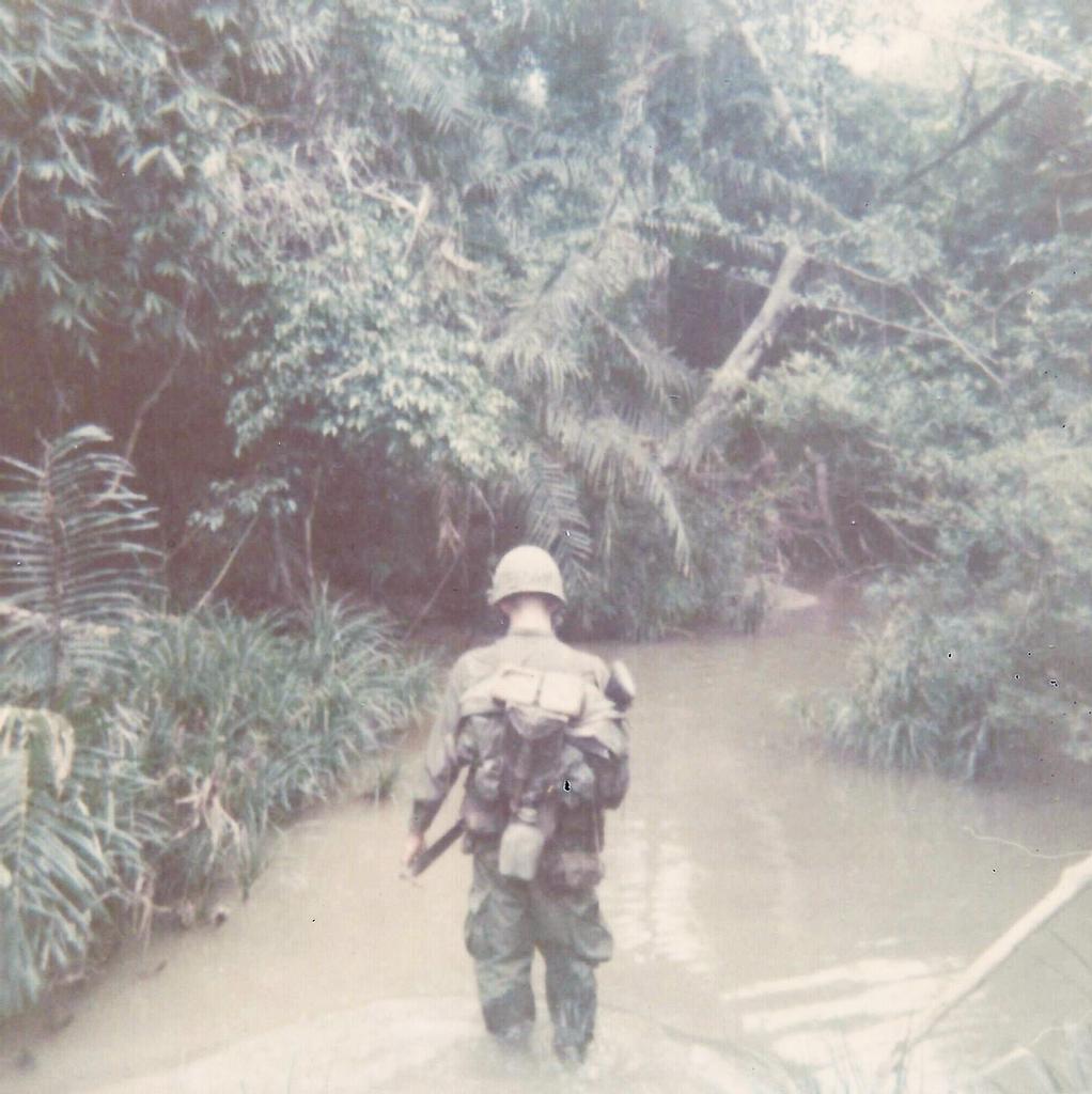 Mike and our replacement at DaNang